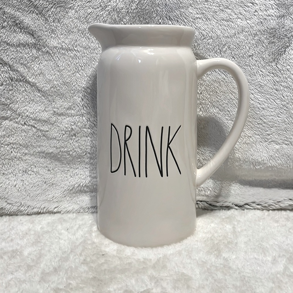 Rae Dunn DRINK Large Pitcher
